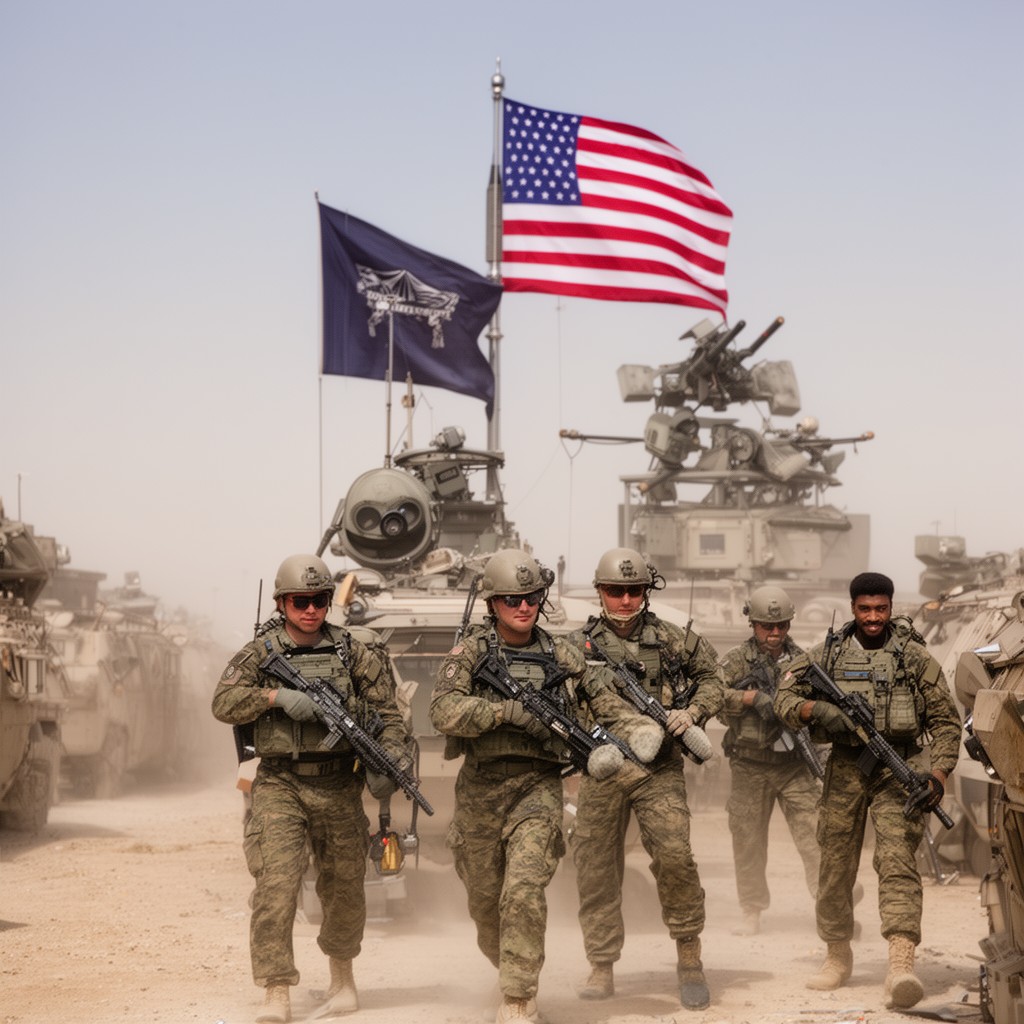 AI-generated illustration of Rapid Deployment Joint Task Force