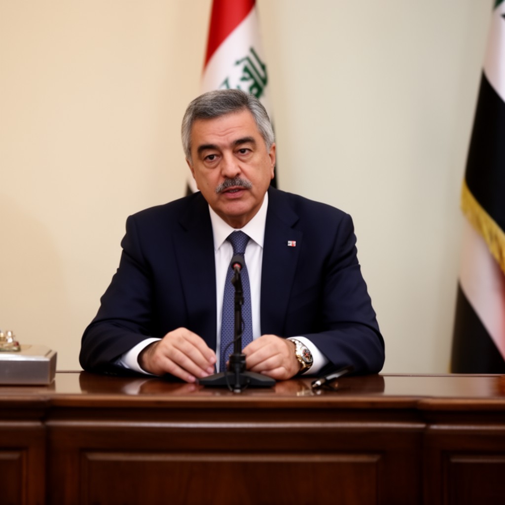 AI-generated illustration of President of Iraq