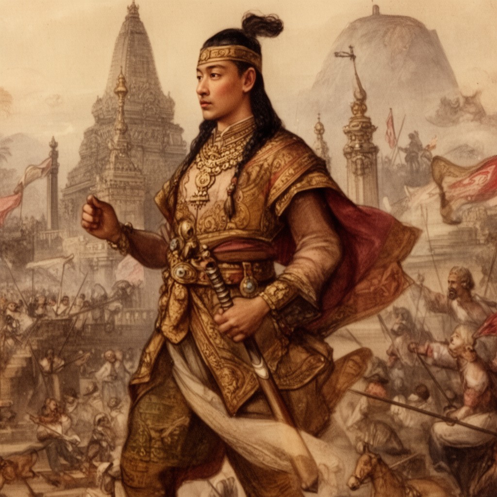 AI-generated illustration of Kertajaya