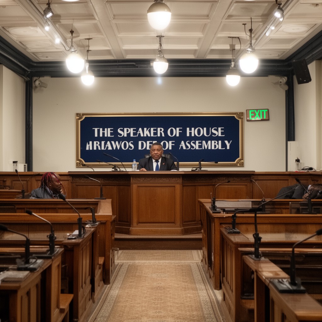 AI-generated illustration of Speaker of the House of Assembly