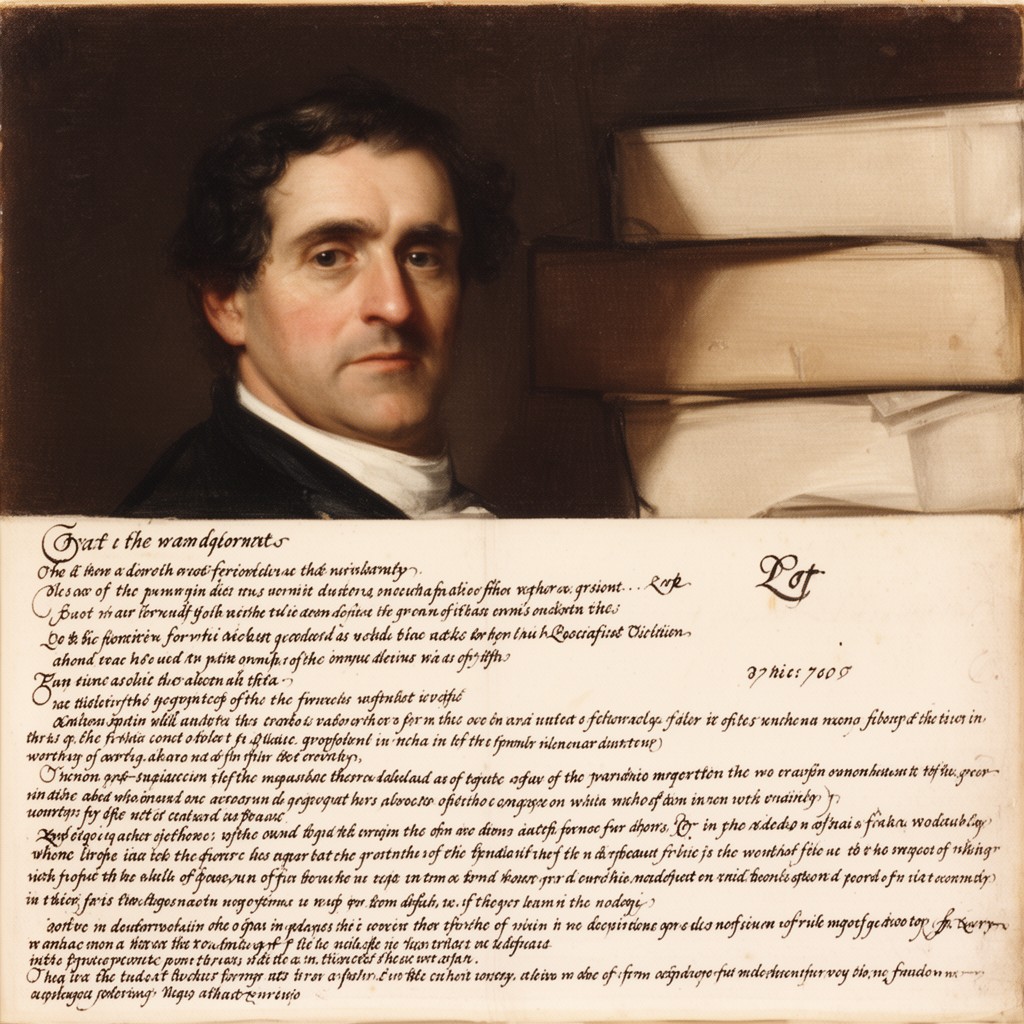 AI-generated illustration of Cato (pseudonymous Anti-Federalist writer)