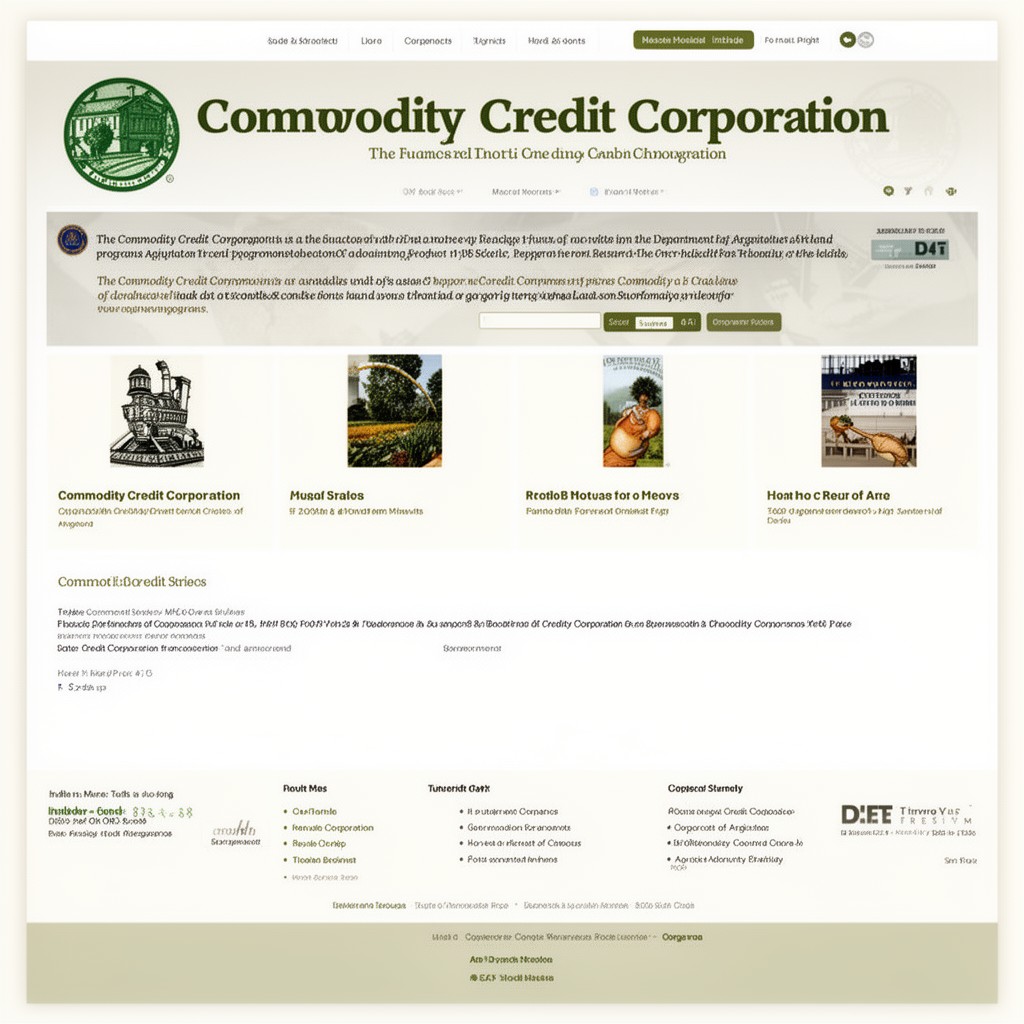 AI-generated illustration of Commodity Credit Corporation