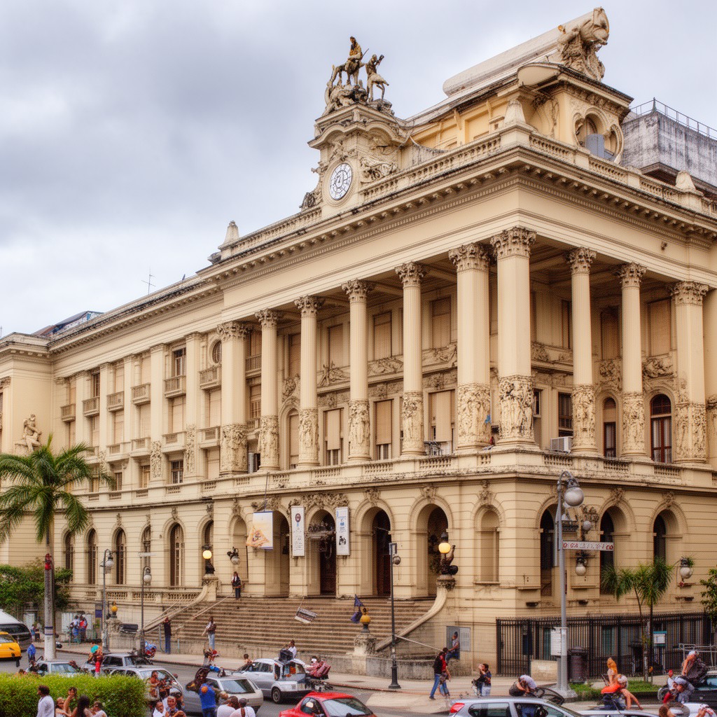 AI-generated illustration of San Juan City Hall