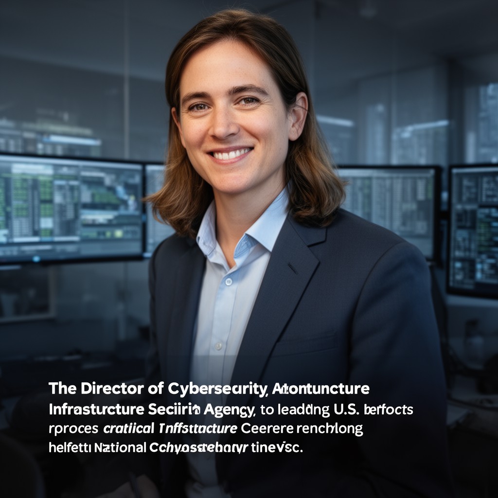 AI-generated illustration of Director of the Cybersecurity and Infrastructure Security Agency