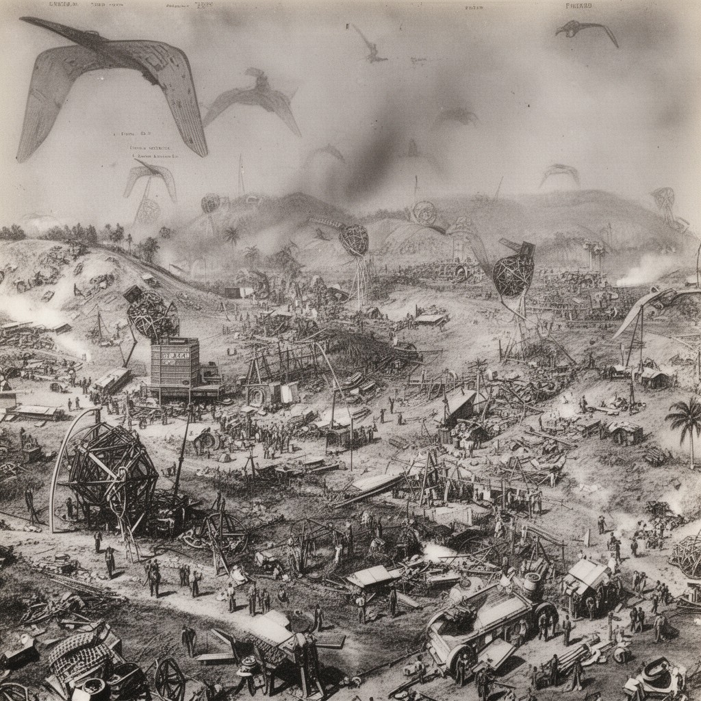 AI-generated illustration of Commander, Allied Land Forces, South West Pacific Area