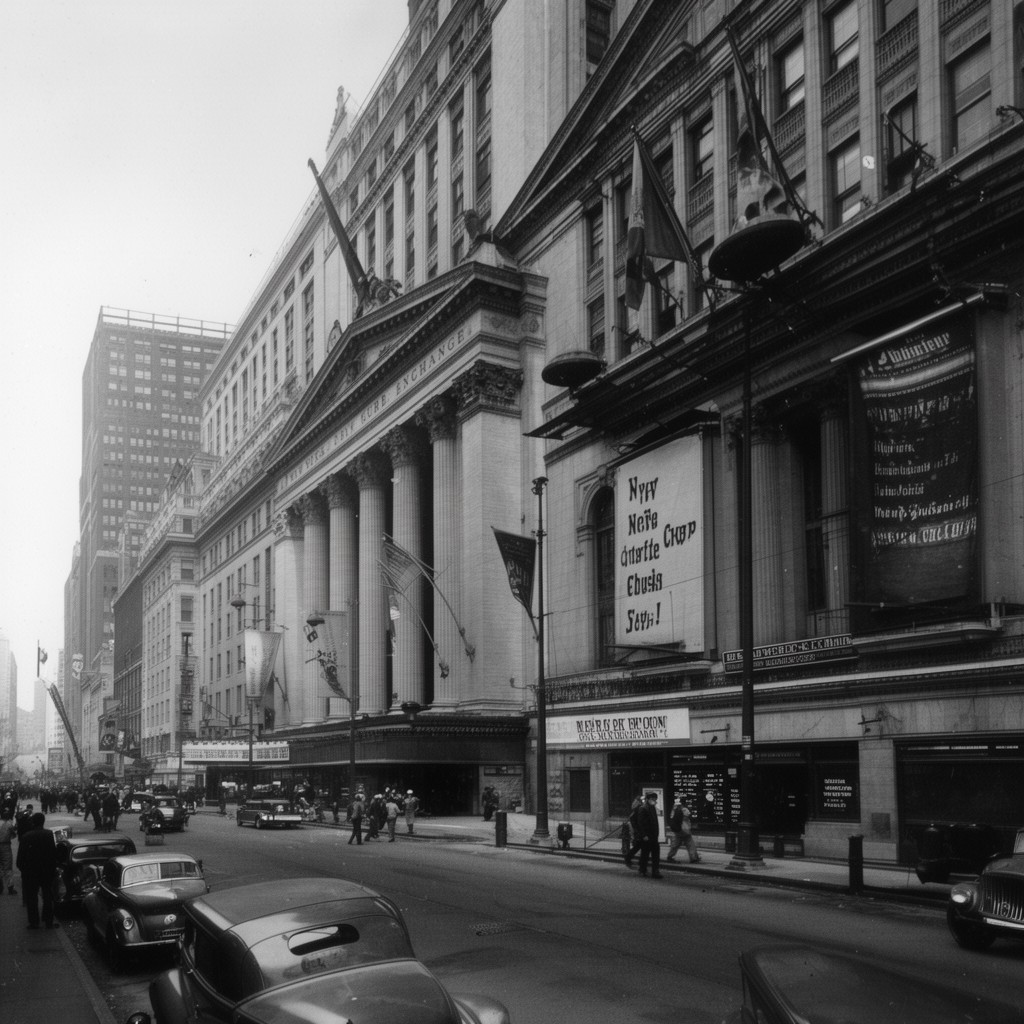 AI-generated illustration of New York Curb Exchange