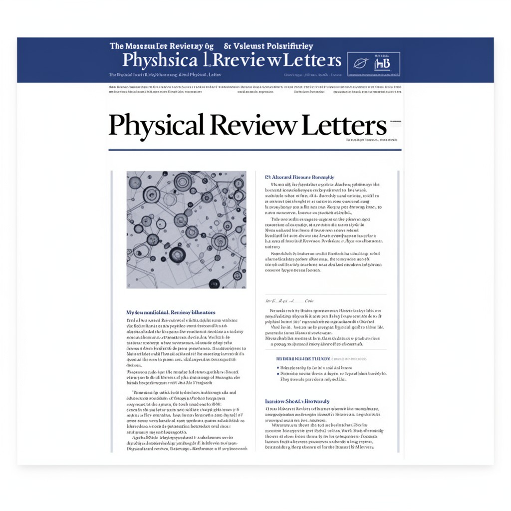 AI-generated illustration of Physical Review Letters
