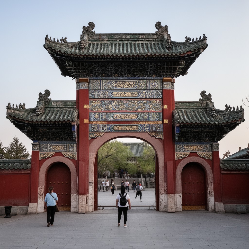 AI-generated illustration of East Palace Gate