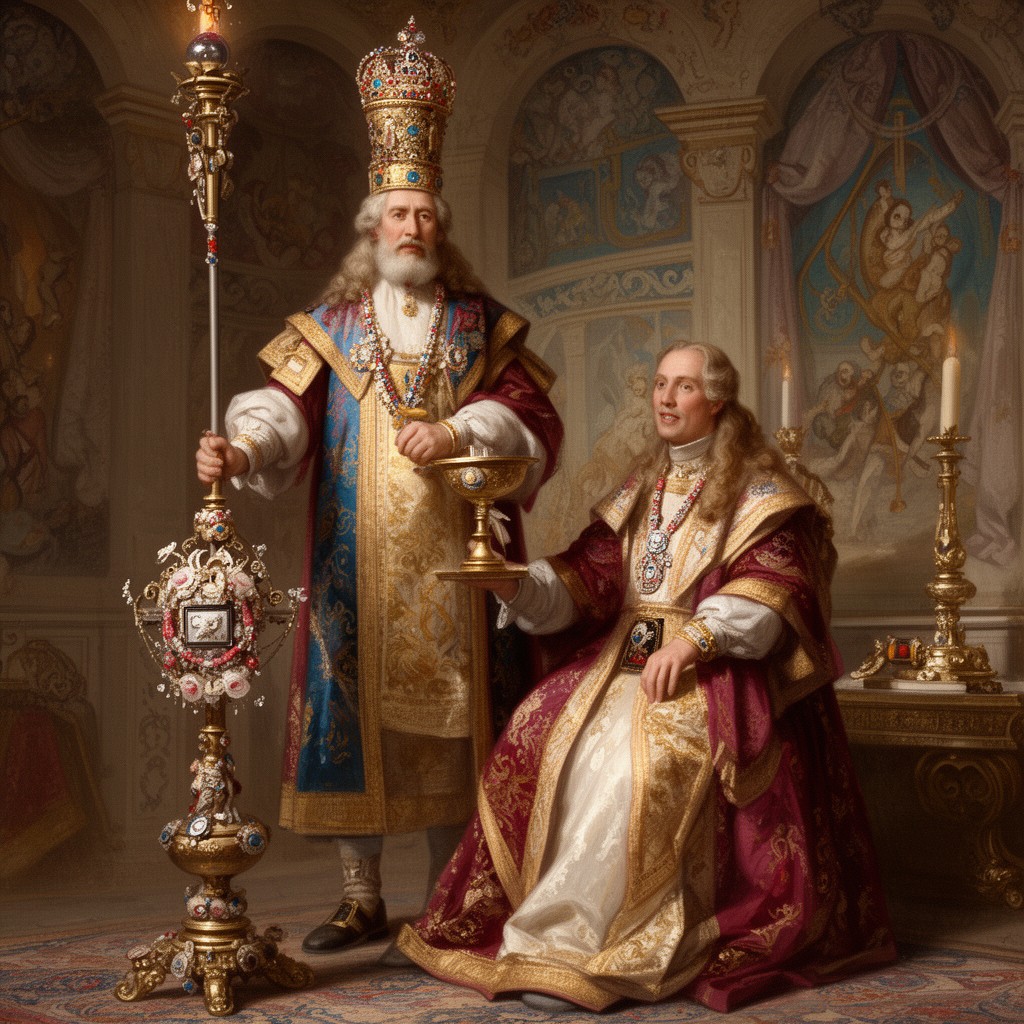 AI-generated illustration of Arch-cupbearer of the Holy Roman Empire