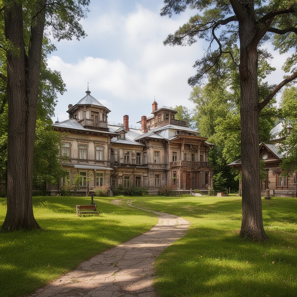 AI-generated illustration of Abramtsevo Estate