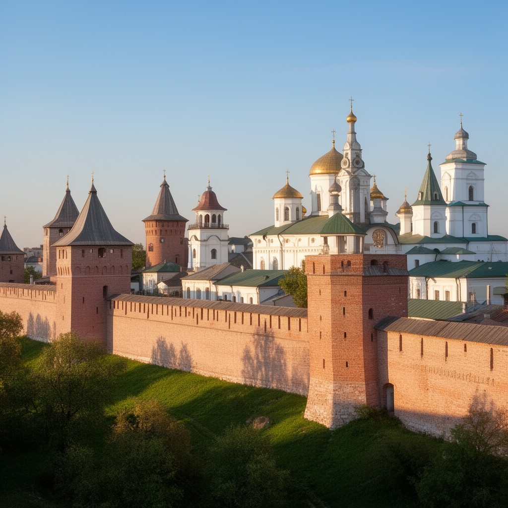 AI-generated illustration of Kolomna Kremlin