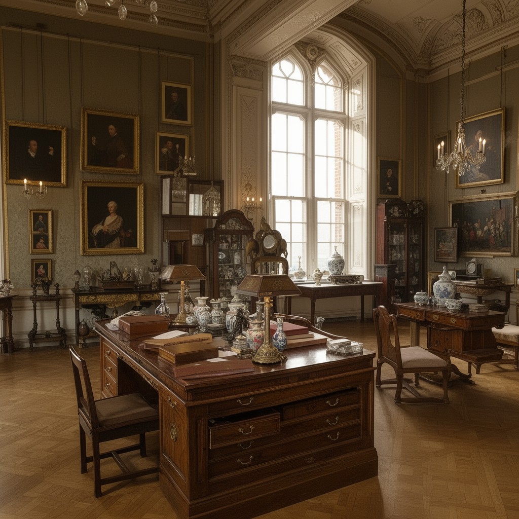 AI-generated illustration of Royal Household Collections Management