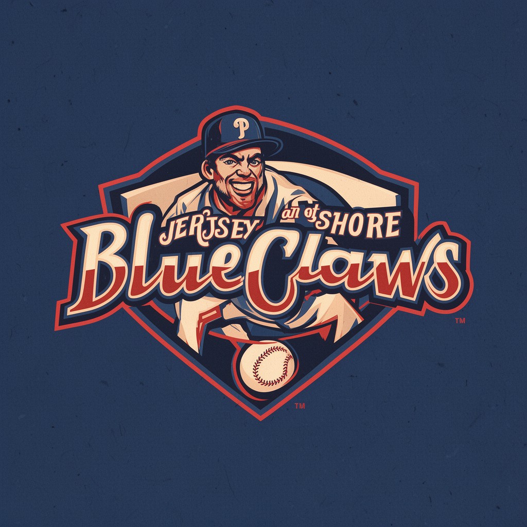 AI-generated illustration of Jersey Shore BlueClaws