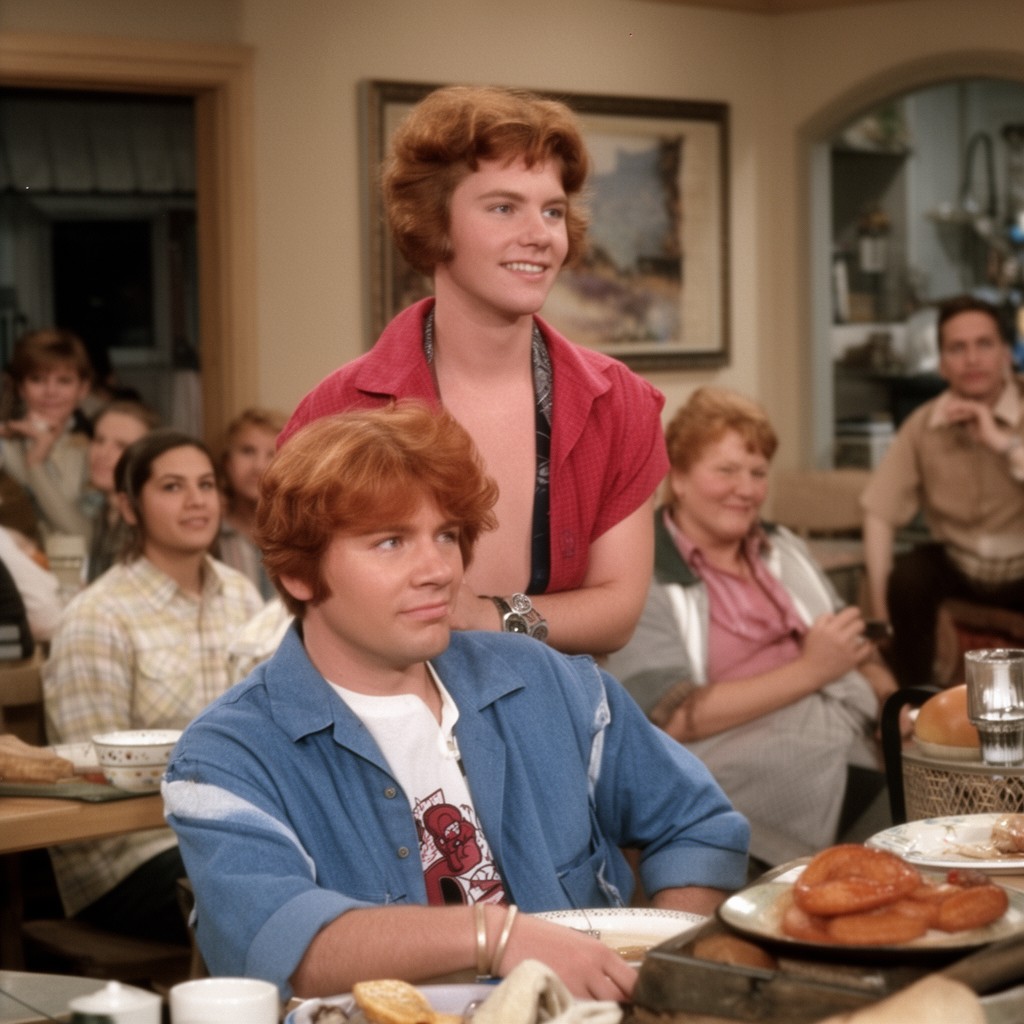 AI-generated illustration of Richie Cunningham