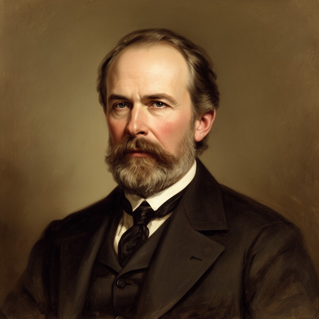 AI-generated illustration of George Croom Robertson