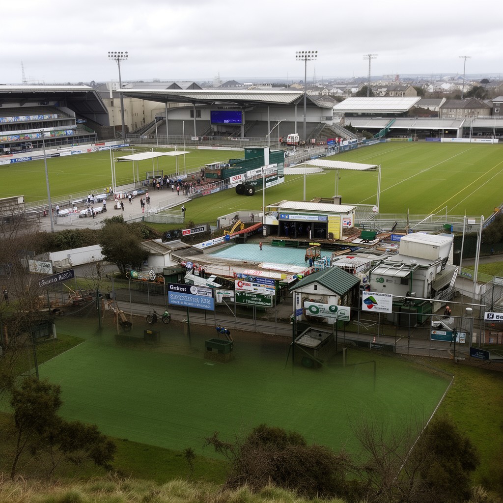 AI-generated illustration of Páirc Uí Rinn