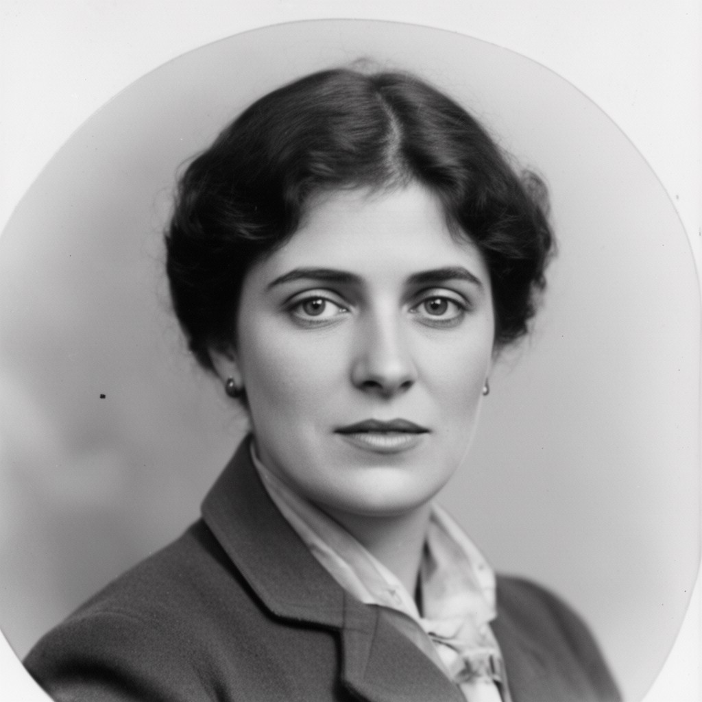 AI-generated illustration of Alicia Boole
