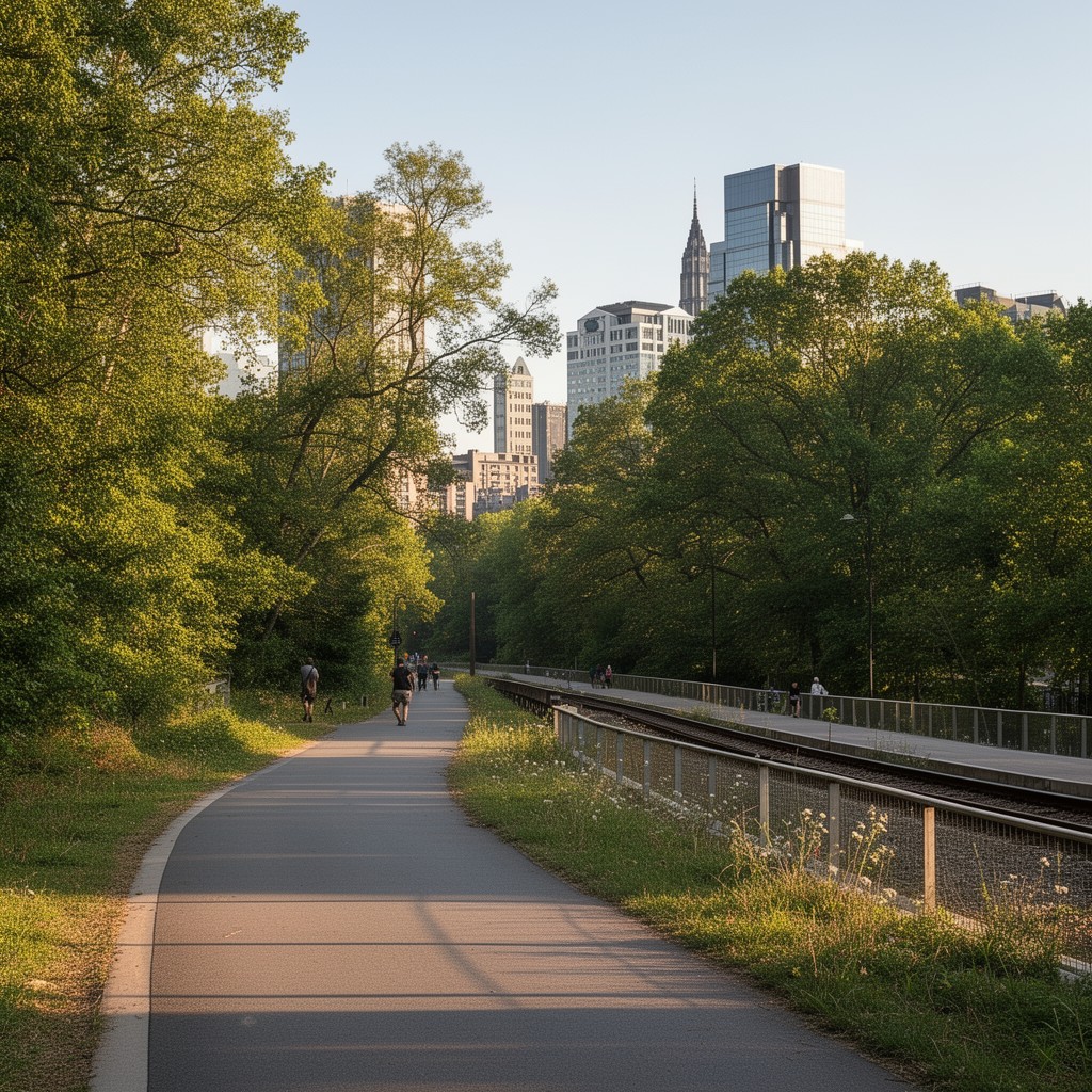 AI-generated illustration of Eastside Trail