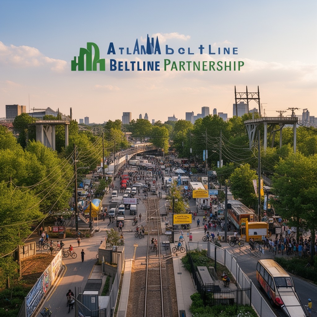 AI-generated illustration of Atlanta BeltLine Partnership