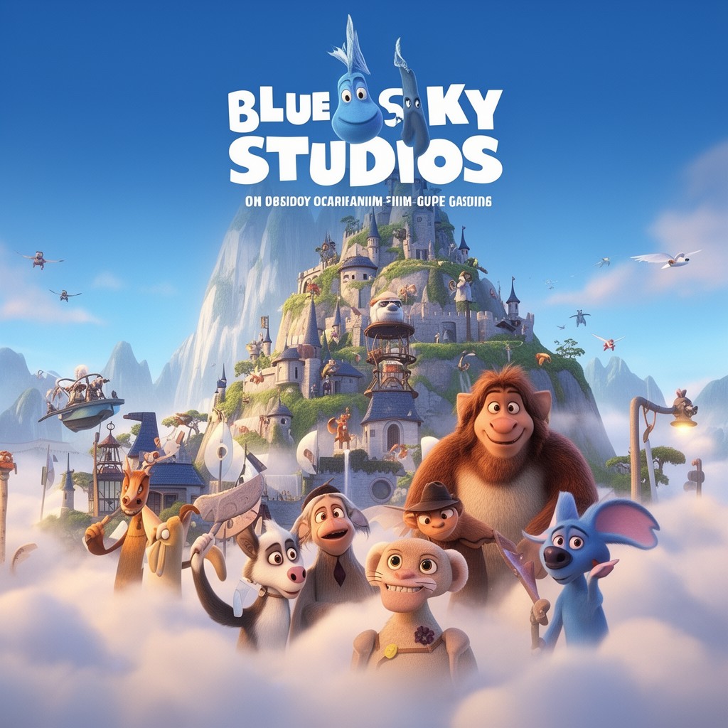 AI-generated illustration of Blue Sky Studios