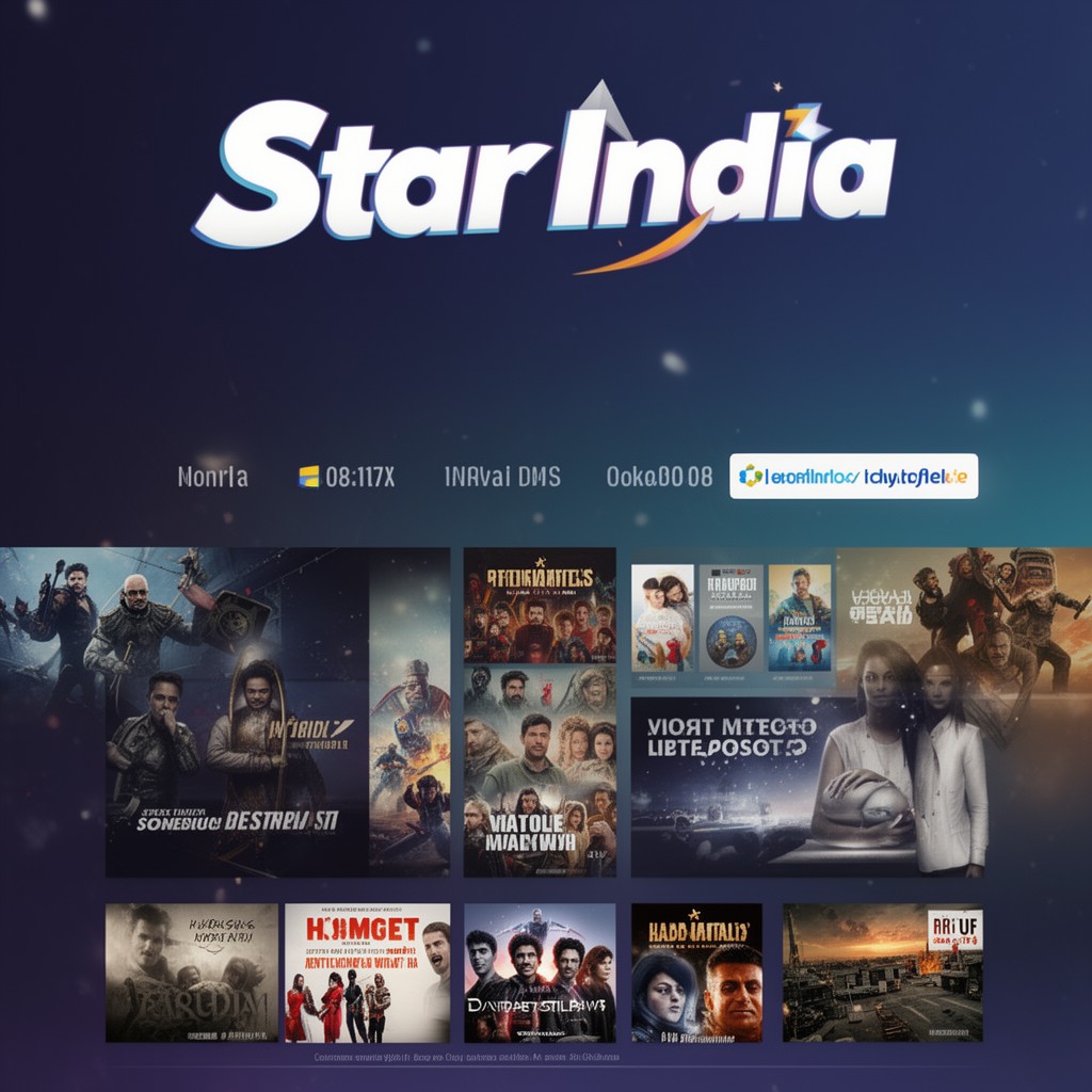 AI-generated illustration of Star India