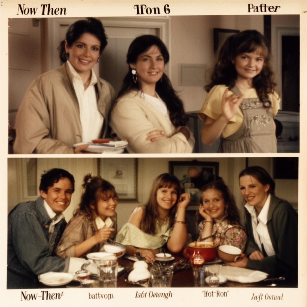 AI-generated illustration of Now and Then