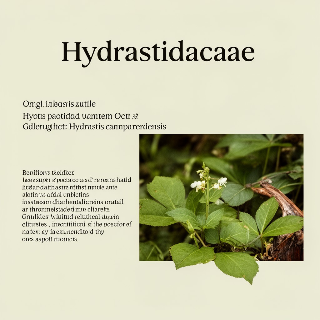 AI-generated illustration of Hydrastidaceae