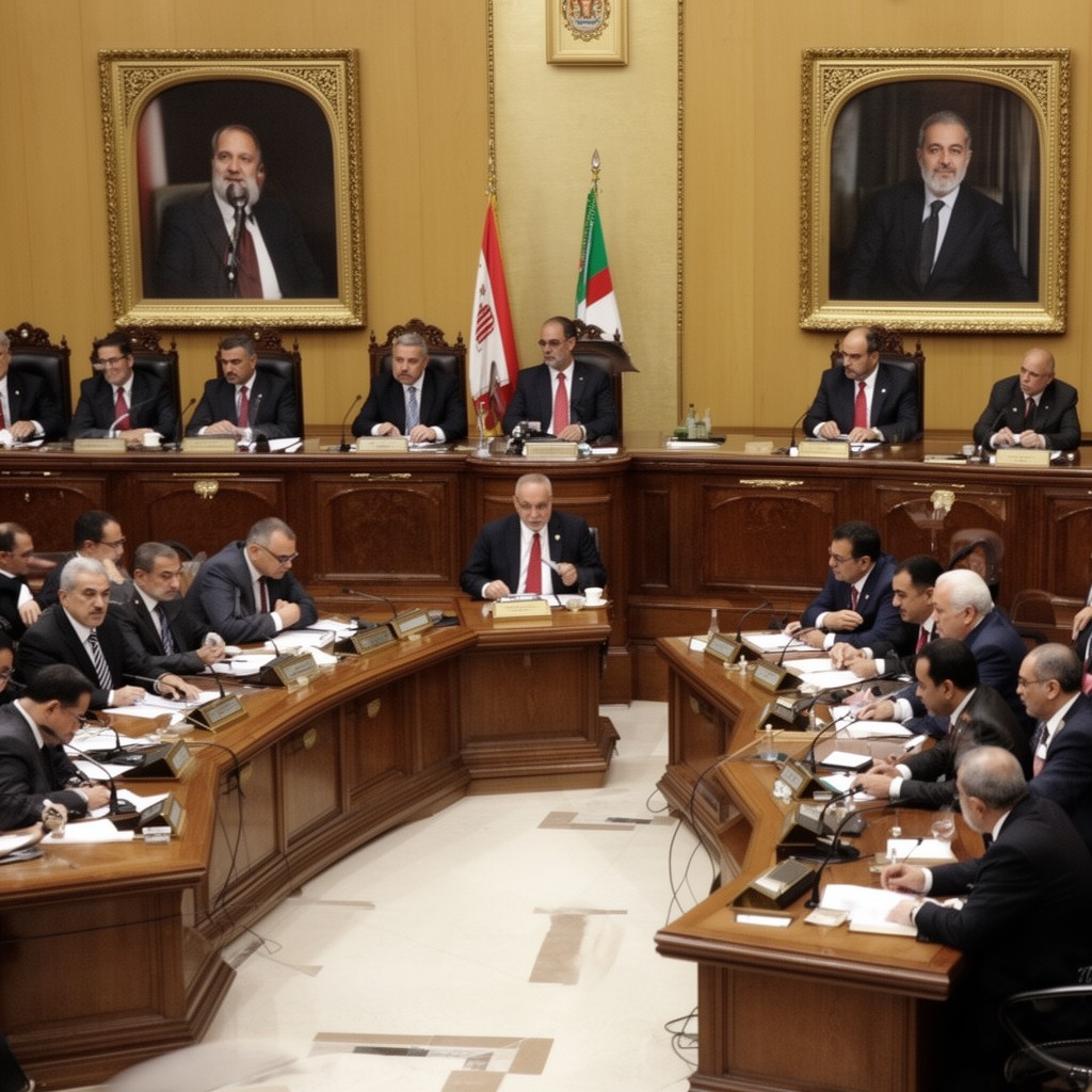 AI-generated illustration of Cabinet of Egypt