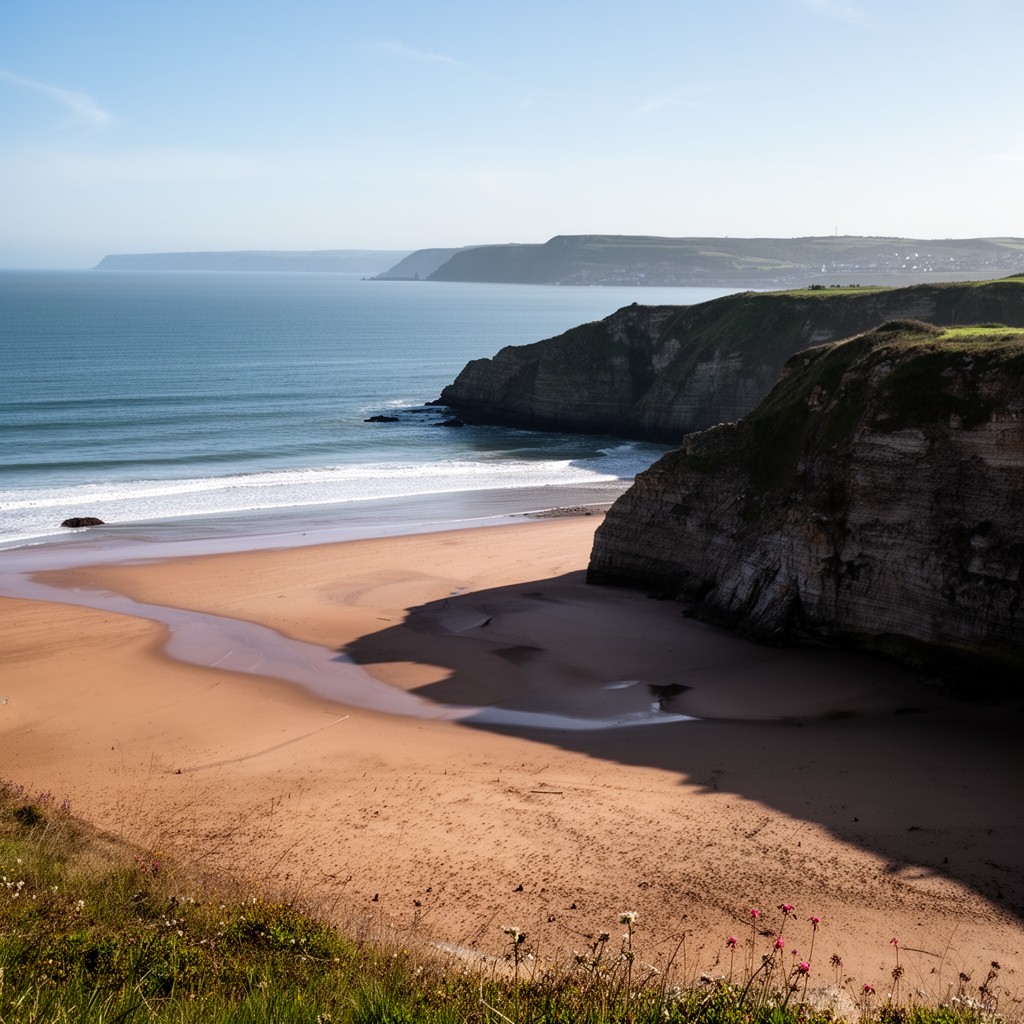 AI-generated illustration of Ogmore-by-Sea