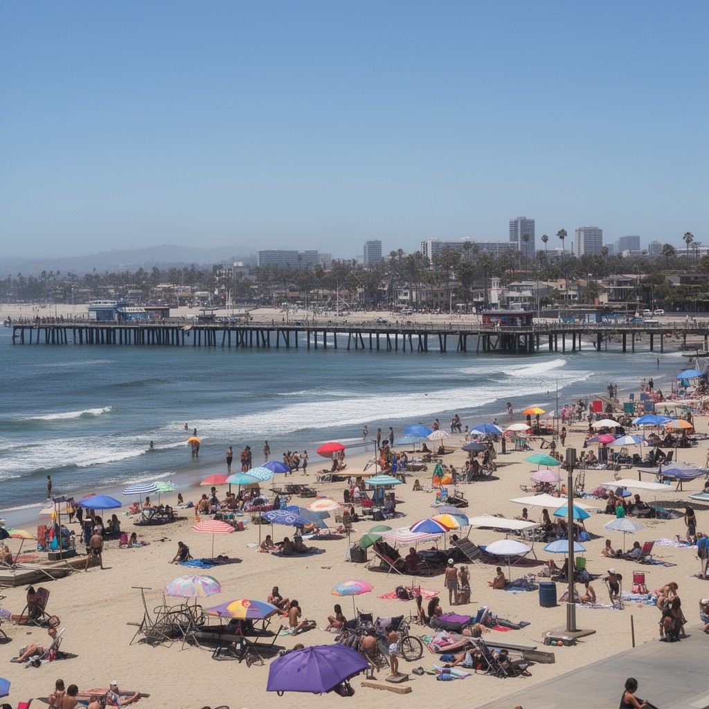 AI-generated illustration of Redondo Beach