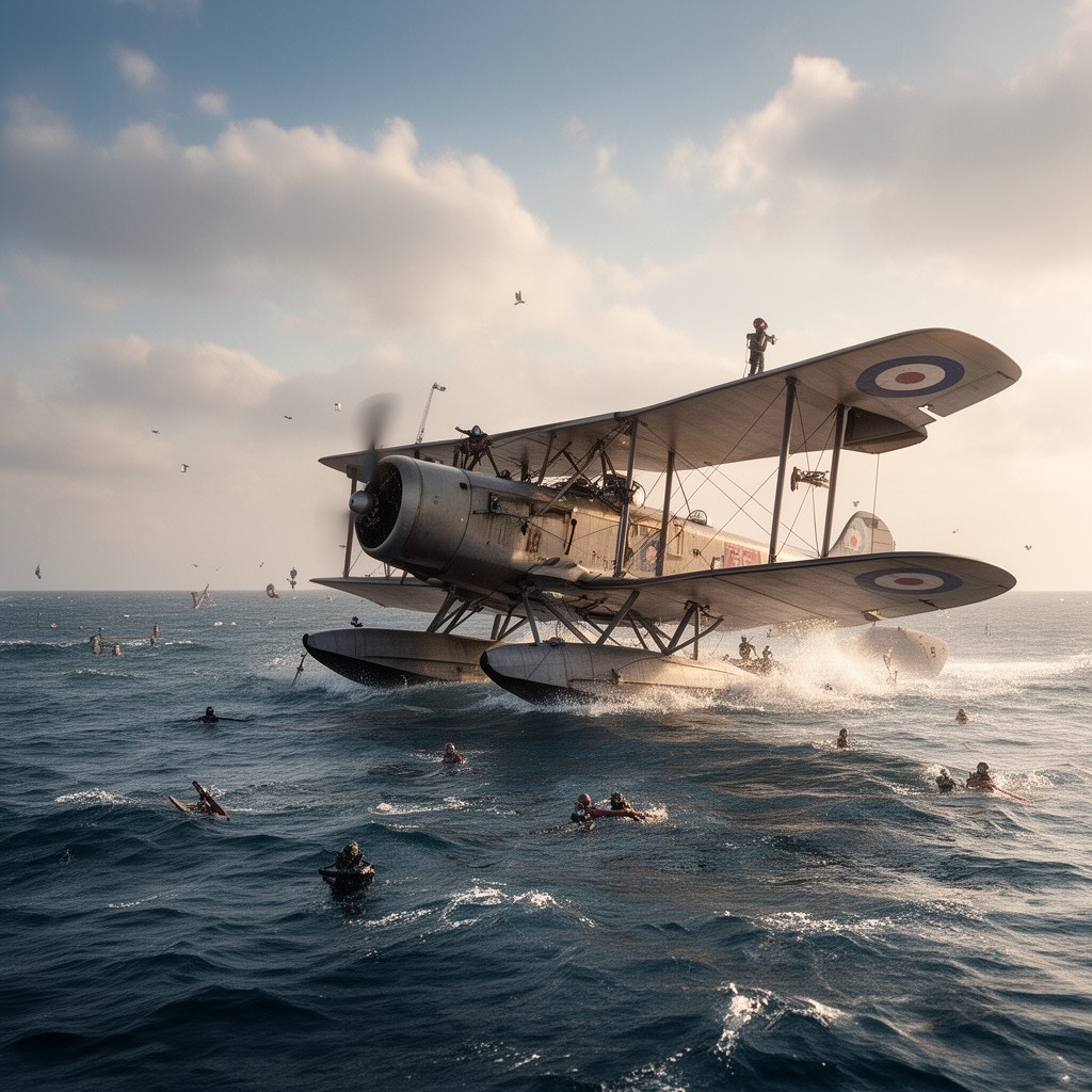 AI-generated illustration of Supermarine Southampton