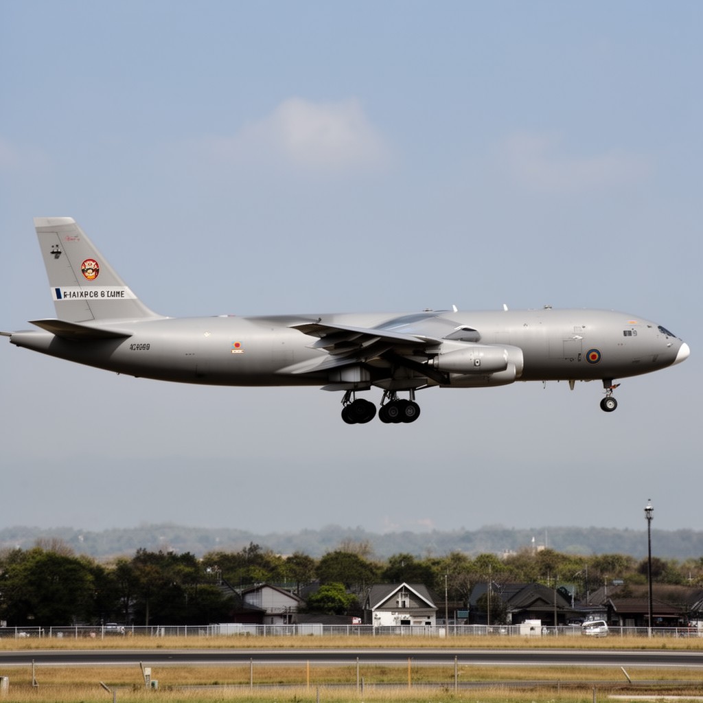 AI-generated illustration of RAF VC10