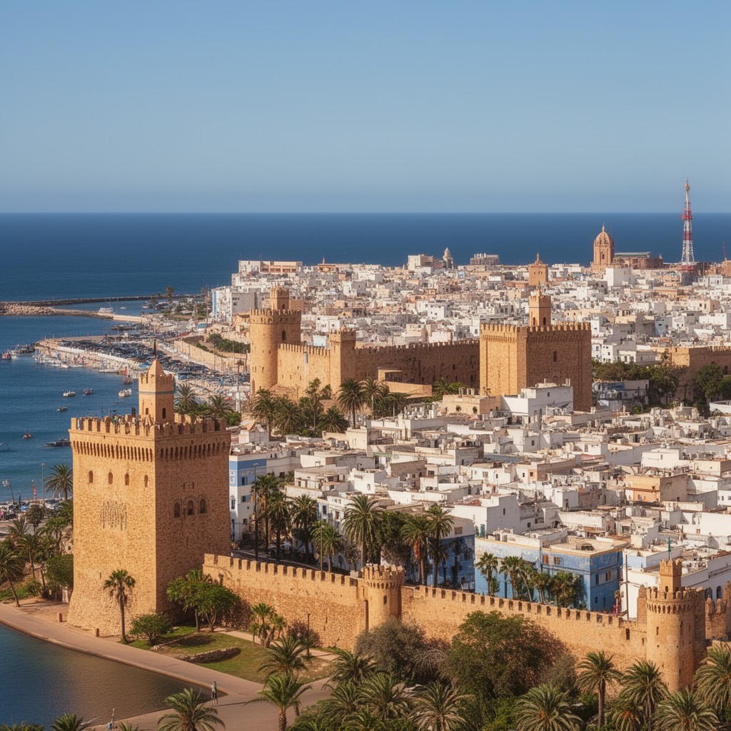 AI-generated illustration of Rabat