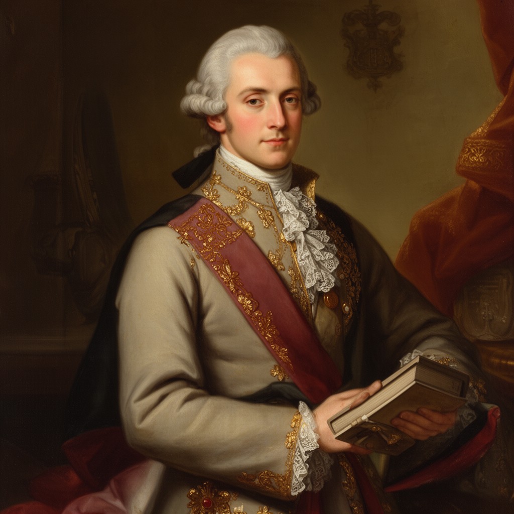 AI-generated illustration of Stanisław II Augustus Poniatowski