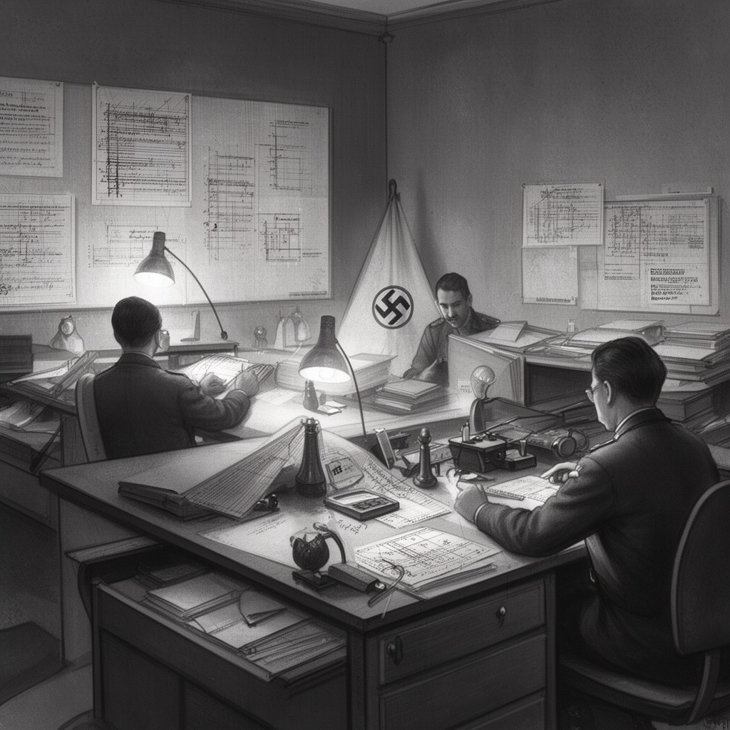 AI-generated illustration of Reich Office for Economic Planning