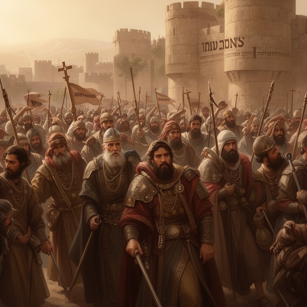 AI-generated illustration of Assyrians