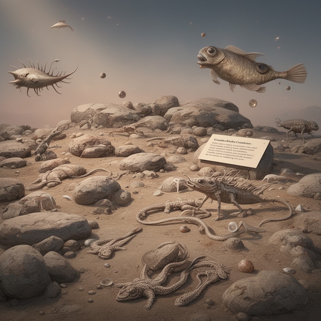 AI-generated illustration of Cambrian Period