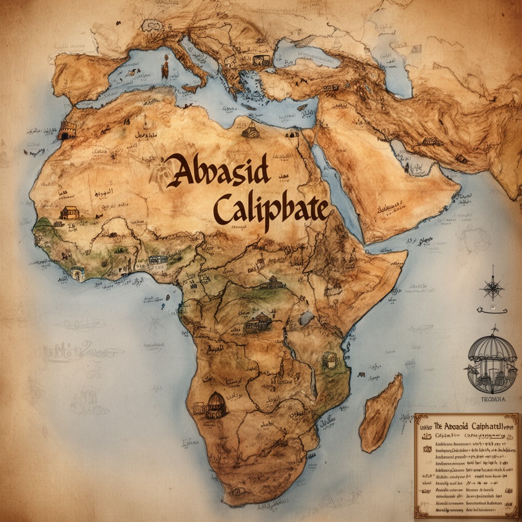 AI-generated illustration of Abbasid Caliphate