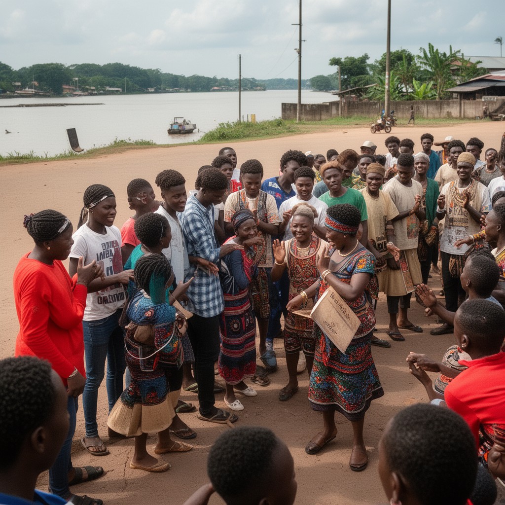 AI-generated illustration of Ikwerre people
