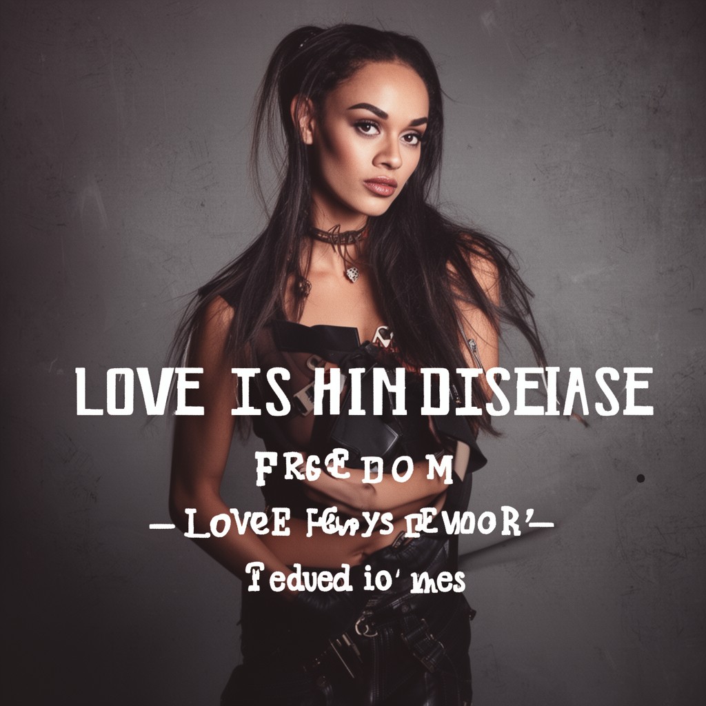 AI-generated illustration of Love Is My Disease