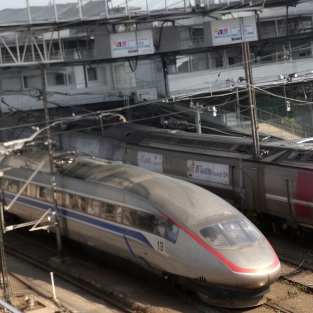 AI-generated illustration of TGV Réseau trainset