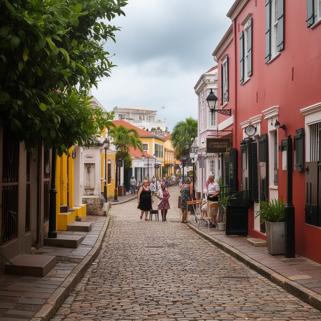 AI-generated illustration of Charlotte Amalie Historic District
