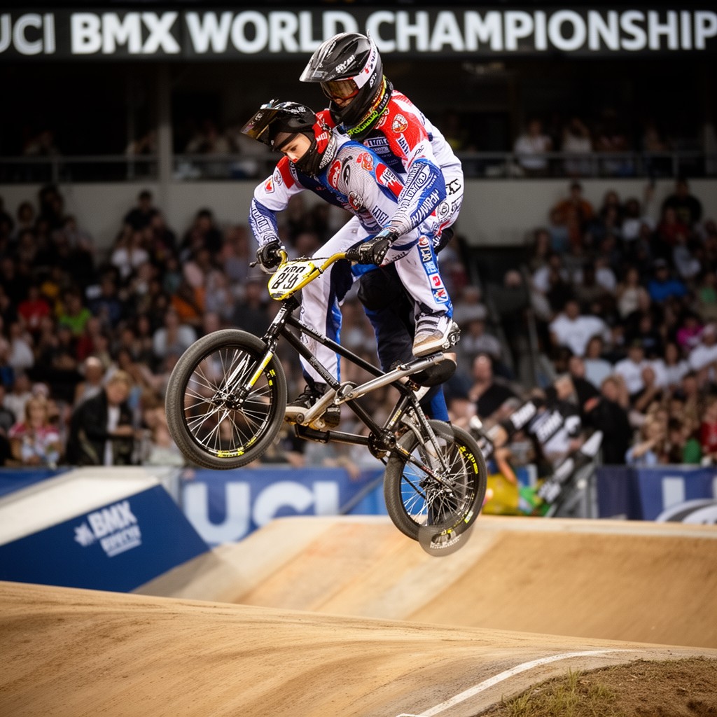 AI-generated illustration of UCI BMX World Championships