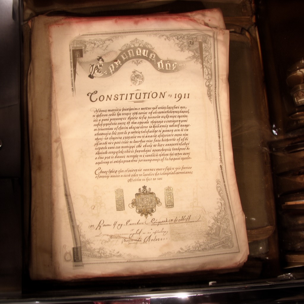 AI-generated illustration of Constitution of 1911 (Greece)