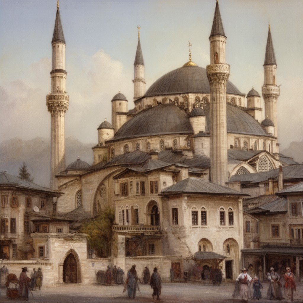 AI-generated illustration of Mimar Davud Agha