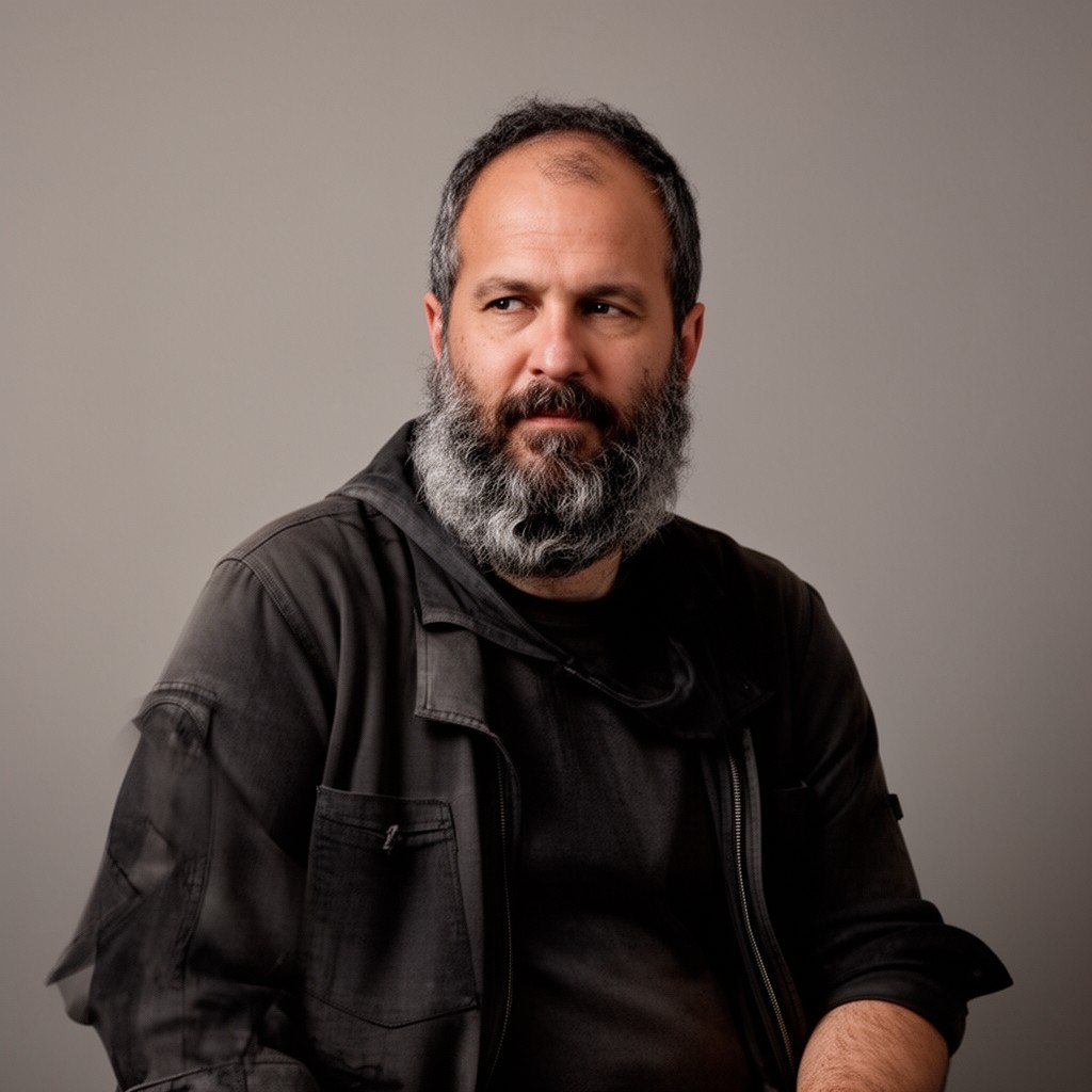 AI-generated illustration of Rick Rubin