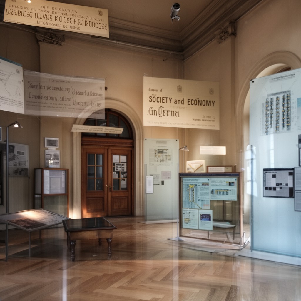 AI-generated illustration of Museum of Society and Economy, Vienna