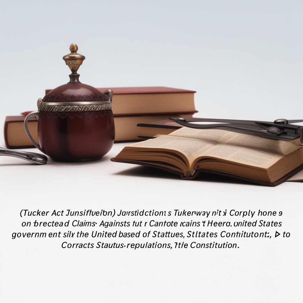 AI-generated illustration of Tucker Act jurisdiction