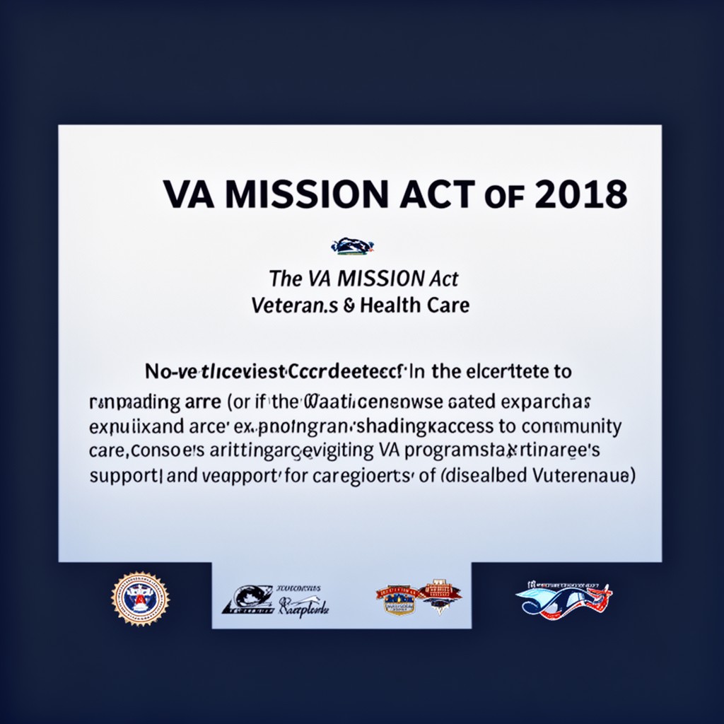 AI-generated illustration of VA MISSION Act of 2018