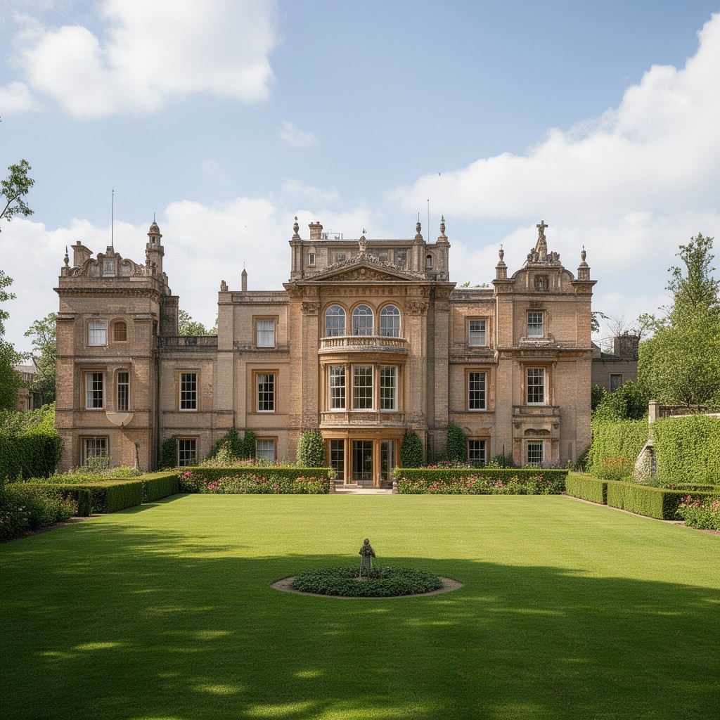 AI-generated illustration of Wotton House remodeling